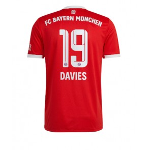 Bayern Munich Alphonso Davies #19 Hemmatröja 2022-23 Kortärmad